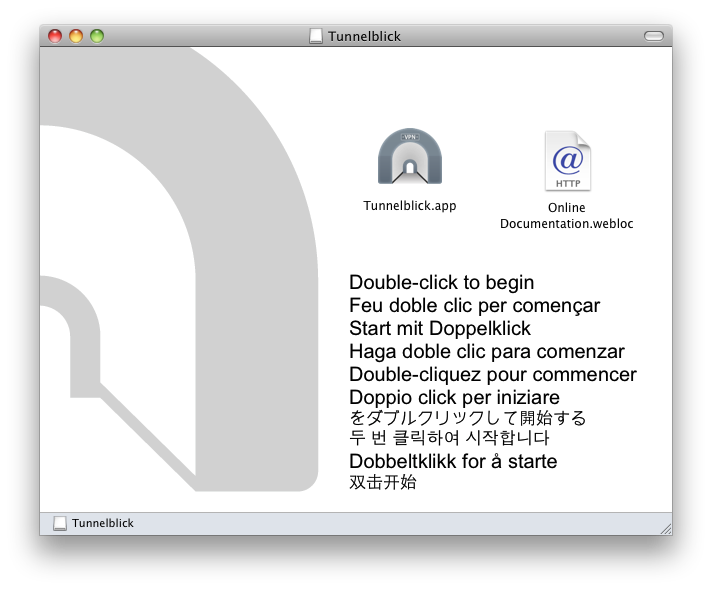 open vpn tunnelblick